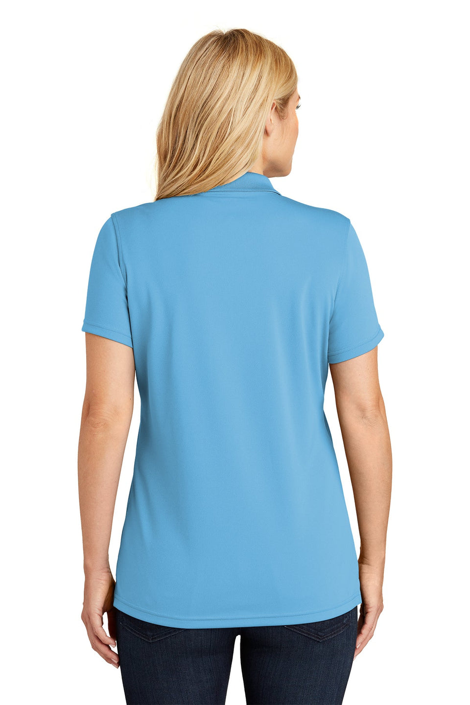 Ladies' Dry Zone UV Micro-Mesh Pocket Polo - Carolina Blue