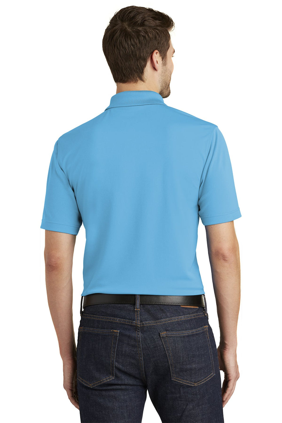 Men's Dry Zone UV Micro-Mesh Polo - Carolina Blue