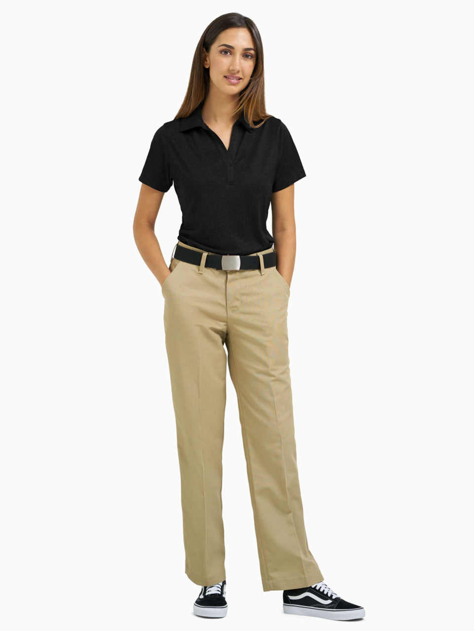Ladies' Dri-Fit Performance Polo - Black