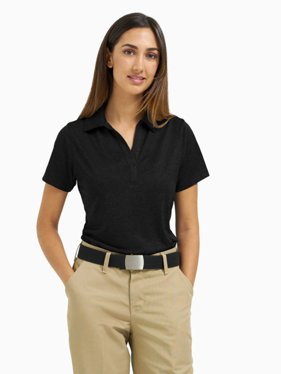 Ladies' Dri-Fit Performance Polo - Black