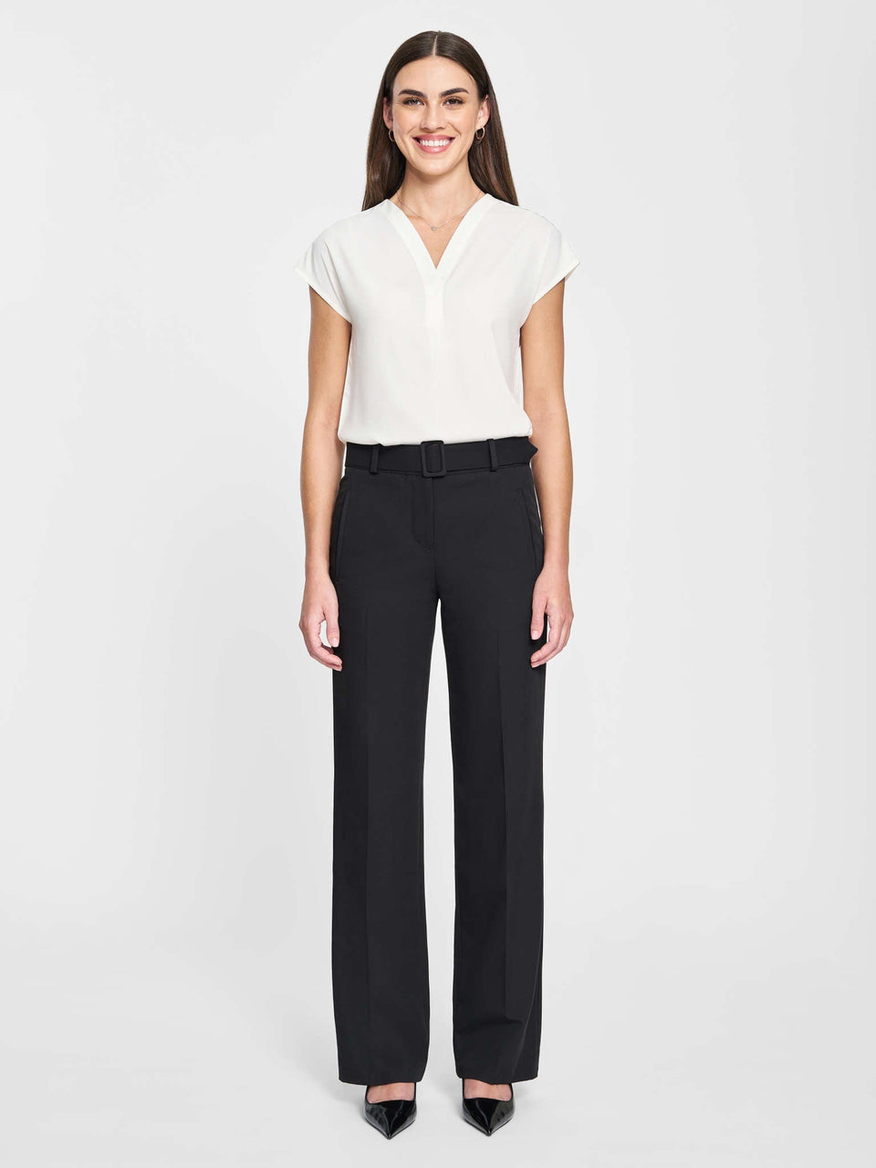 Ladies' Camila High Waisted Pant - Black