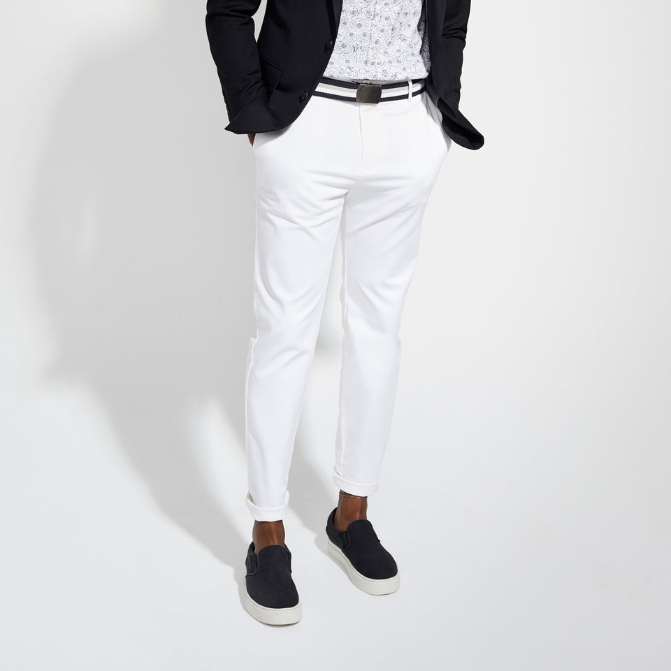 Men's Mason Chino - White