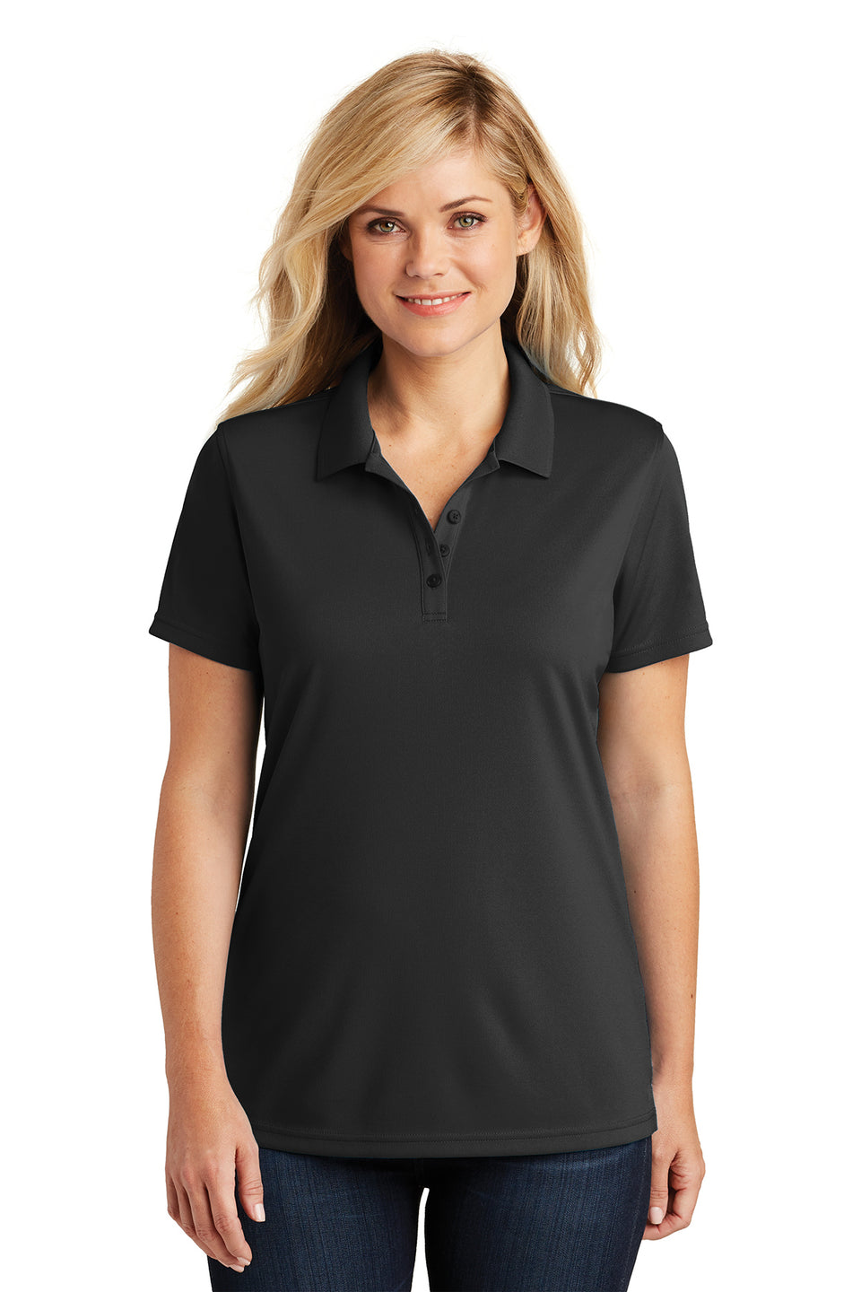 Ladies' Dry Zone UV Micro-Mesh Polo - Deep Black